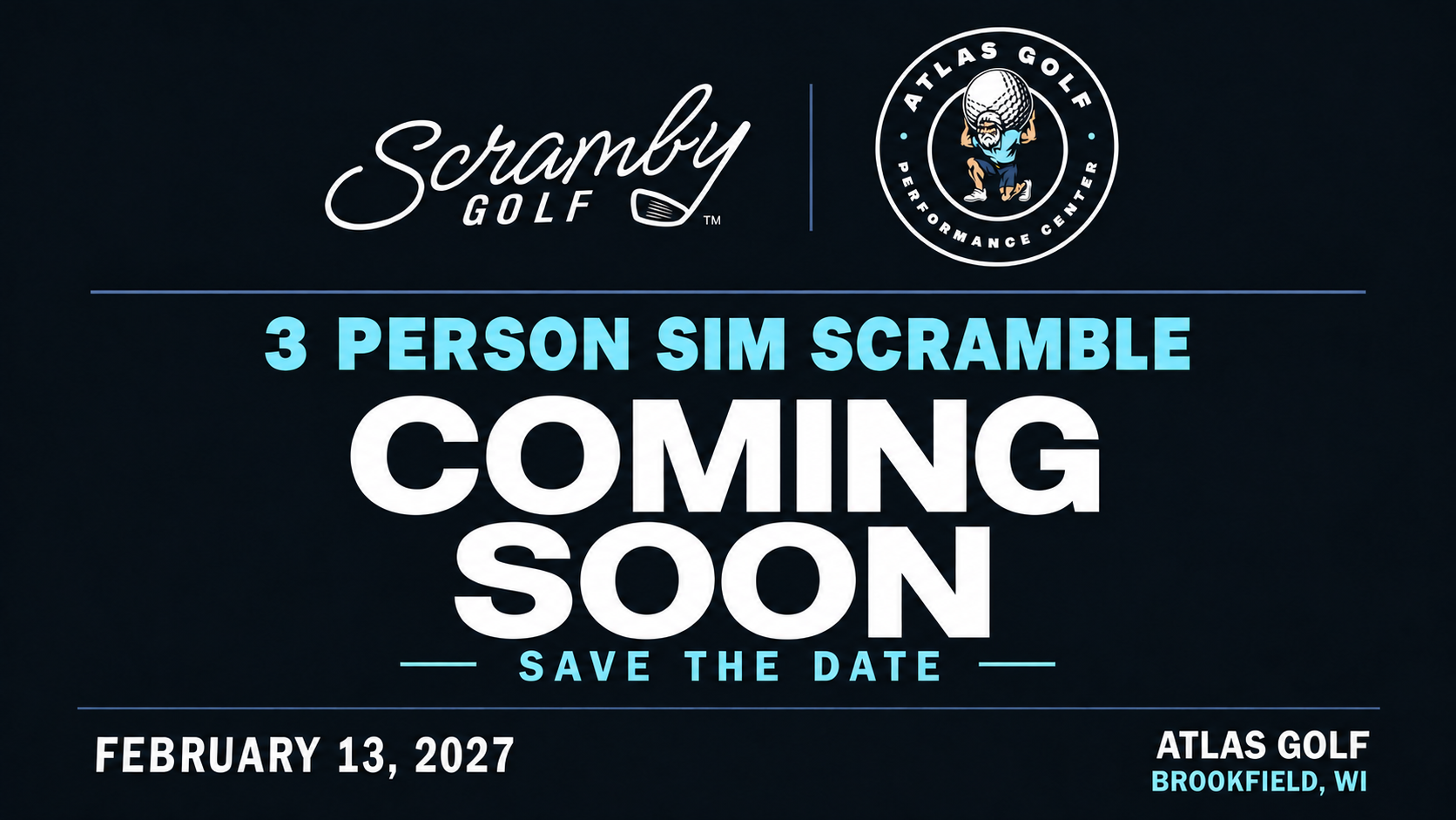 3 Person Scramble | Atlas Golf | Brookfield, WI